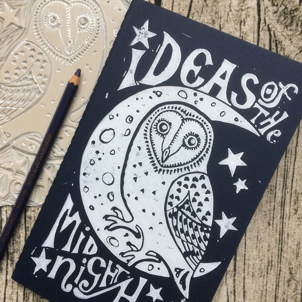 ‘Ideas of the Midnight Hour’ A5 Notebook  