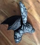 Faux hare head wall mount-Salem the bat-winged hare