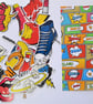 Pop art ephemera embellishments - comic book - cartoon die cuts - Image 2