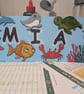 Personalised Children's Room Name Sign – Custom Wooden Sea Creature Wall Art - Image 3