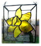 Daffodil Stained Glass Framed Suncatcher Spring Flower - Image 4