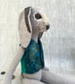 Handcrafted Textile Doll- Bennie the Rabbit - Image 2