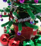 Silver Decorated Christmas Tree. - Image 10