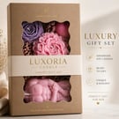 Luxury Candle Gift Box, Handmade Soy Candle Set, Romantic Gift for Her, Body Can