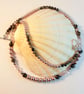 Pearl, Larvikite, Swarovski Crystal And Hematite Necklace - Handmade In Devon - Image 7