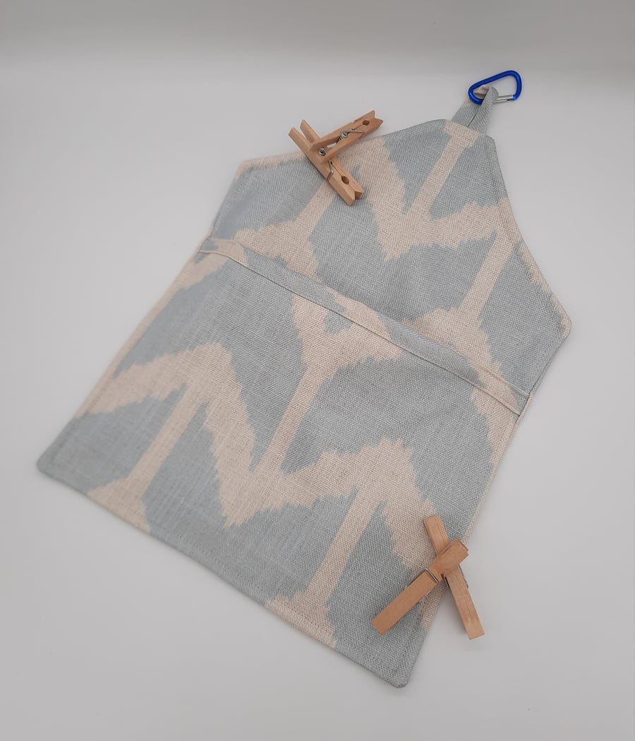 Peg bag blue sand weaved, free UK delivery.  