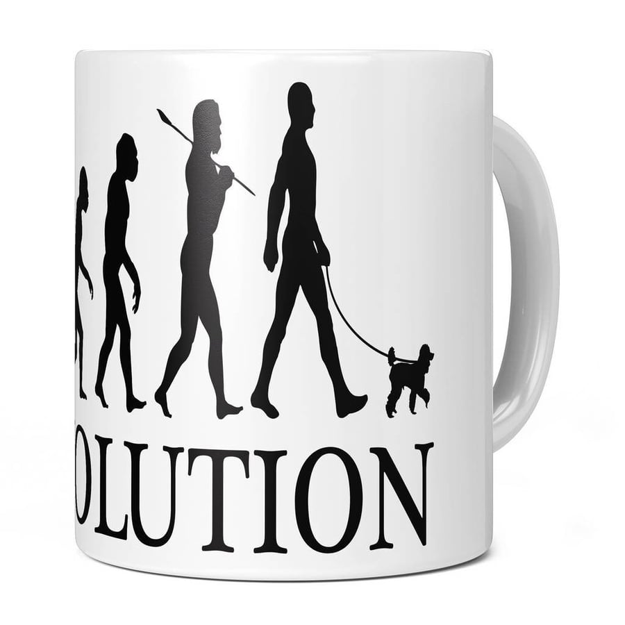Toy Poodle Evolution 11oz Coffee Mug Cup - Perfect Birthday Gift for Him or Her 