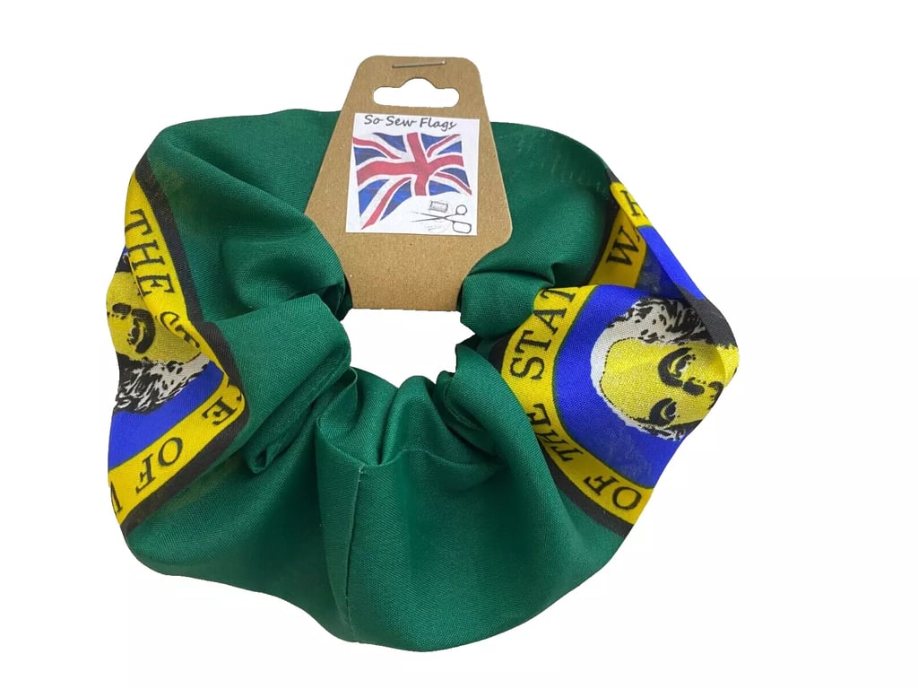 Washington USA State Flag Hair Scrunchie Scrunchies Accessory Band Elastic