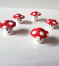 Mini kawaii toadstool ornament, decoration, autumn, rustic - Image 2