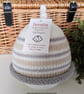 Designer Baby Merino Wool Hat 0-3 months size