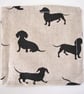 Dachshund Coasters Pair of Sausage Dog Black Drink Mats - Image 4