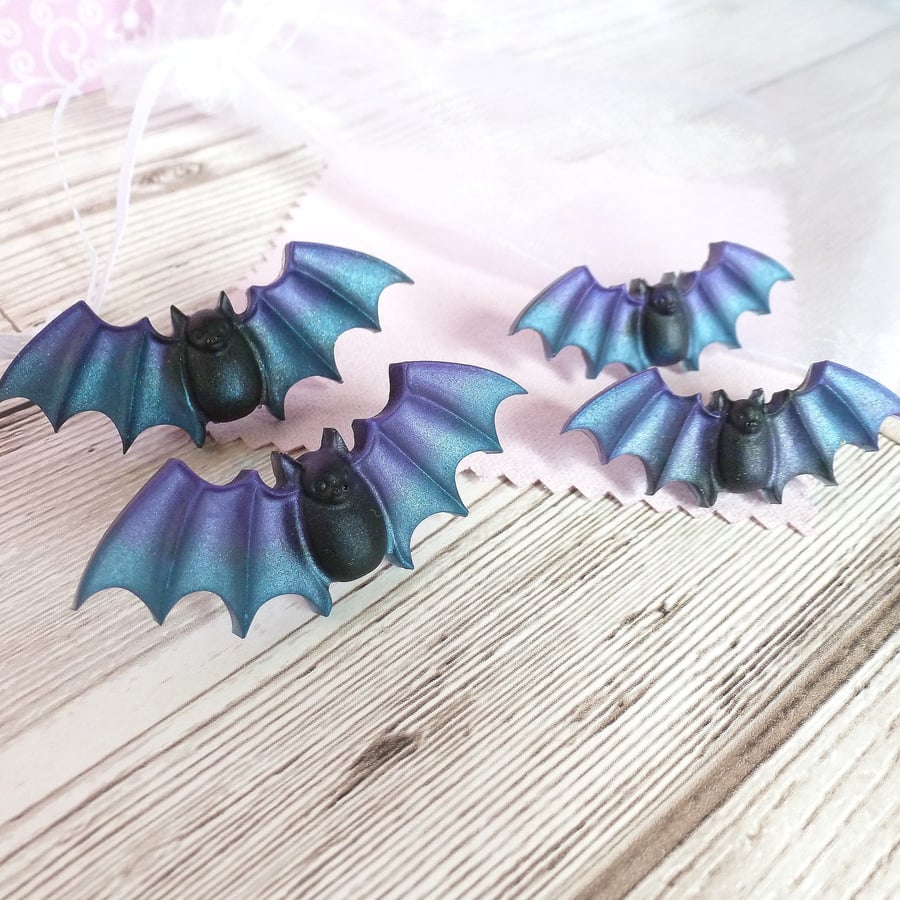 Bat pins, bat lapel pins, bat brooch, halloween bats, bat tie pins, spooky gift