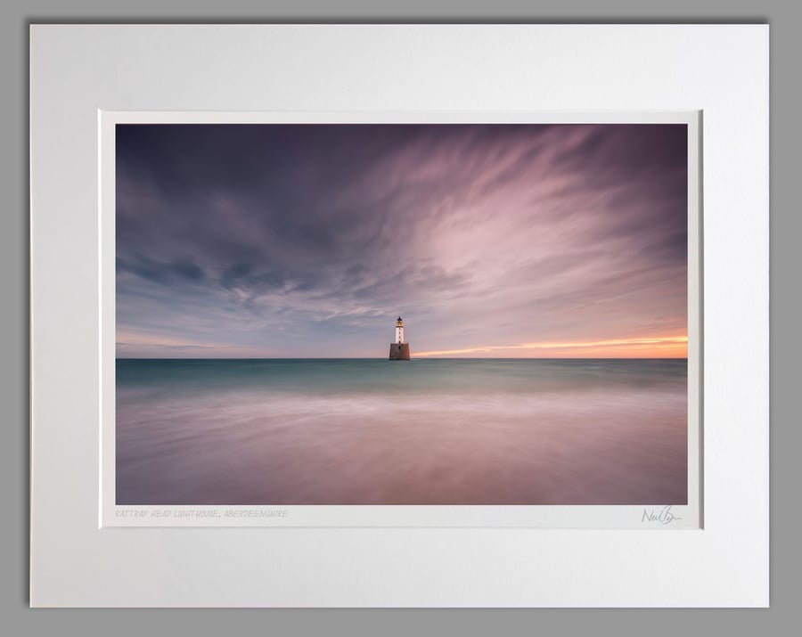 Rattray Head Lighthouse Aberdeenshire Scotland - A3 (50x40cm) Unframed Print