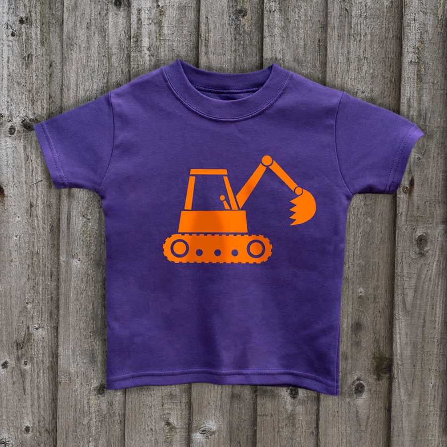 DIGGER  Kids t shirt 