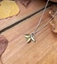 Handmade Gold Bluebell Necklace - Image 2
