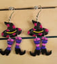 Polymer Clay Halloween Witch's Hat and Feet