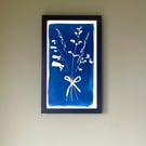 A Posy of Penstemon with Grasses