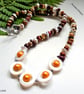 Designer Keshi Pearls & Mother of Pearl Necklace  - Image 1