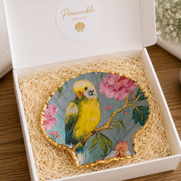 Tropical Bird Trinket Dish 
