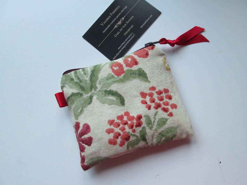 Pretty Floral Coin Purse