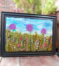 Flower Meadow - Needle felted picture - 