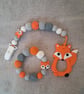 Bright Fox 2pcs Dummy Clip with Ring Gift Set