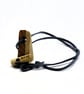 Handcrafted triangular 2 woods pendant & necklace: SKU-N10 - Image 3
