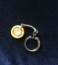 Dorset Button Key Ring, Yellow-Green, K5 - Image 1