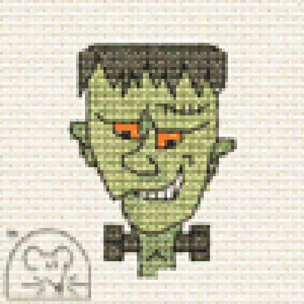 Mouseloft Stitchlets 'Make Me For Halloween - Frankie' Cross Stitch Kit