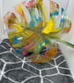 Neon canopy leaf resin decor - Image 1