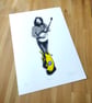 Billy Connolly ’Big Yin’ A3 Limited Edition, Hand Printed, Screen print. - Image 2
