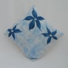 Felt Cushion Cover - nuno felted with floral detail - SALE