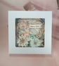 Handmade Round Greeting Card (60) Light Blue Window Box Included - Image 8