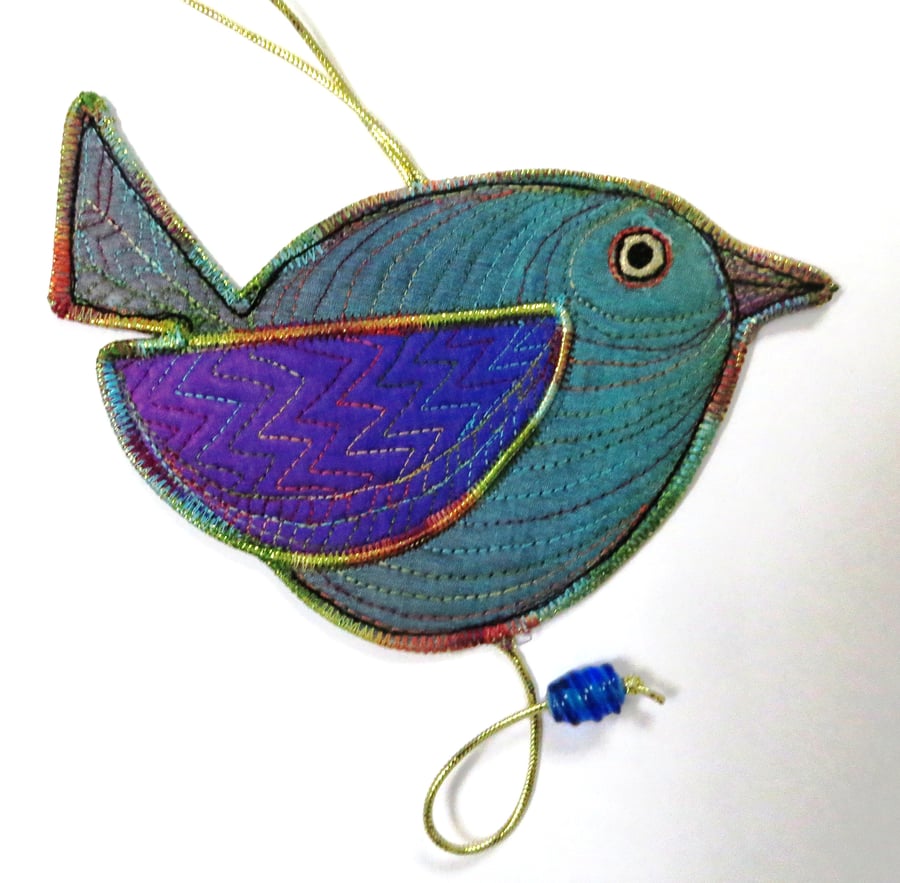 Little Jenny Wren Bird Decoration