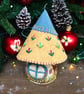 Hand Embroidered Christmas Gift Fairy House - Image 2