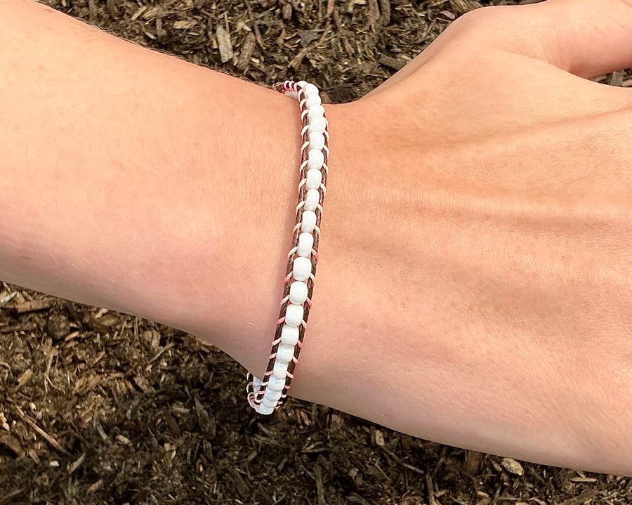 Friendship Bracelet. Seed Bead Bracelet. Bead Bracelet. Beach Bracelet. Unisex.