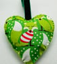 Fabric heart decorations SET 3 - Image 4