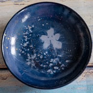 Cyanotype Trinket Dish with Love-in-a-Mist (Folksy124)