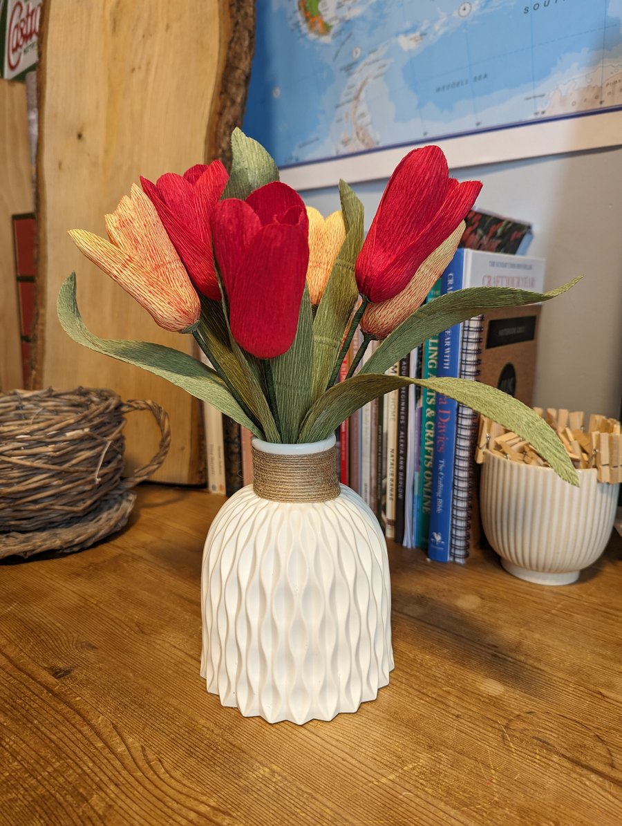 Tulips - red and yellow