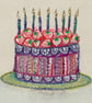 Strawberry Cake Birthday Card - Image 3
