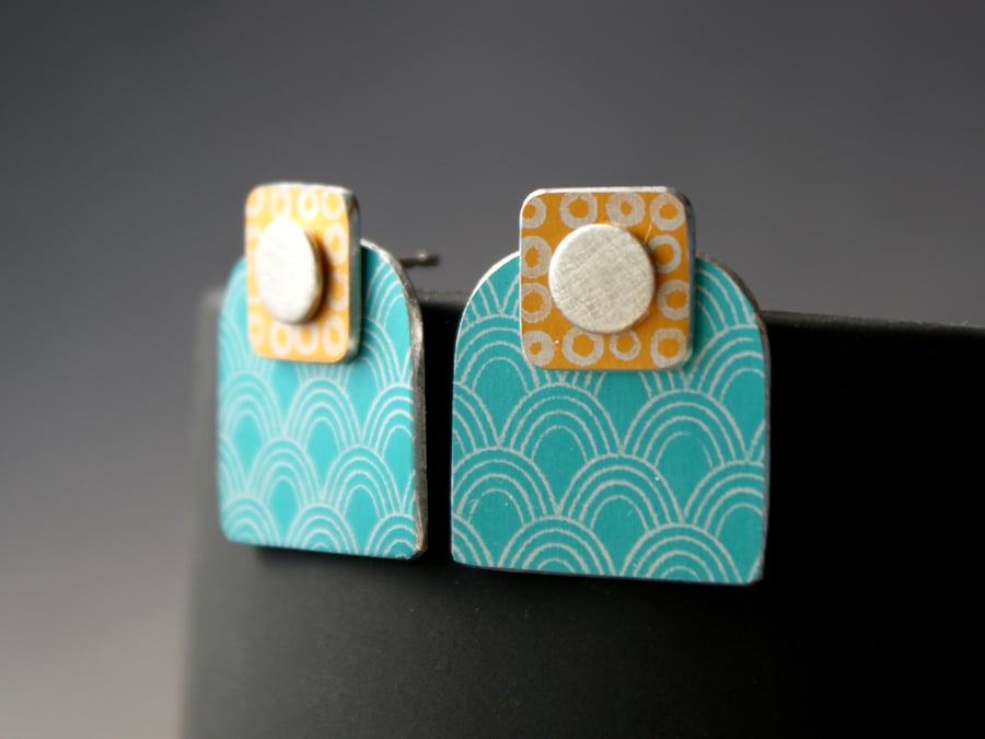 Multi way large colour studs - introductory price