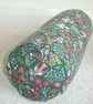 Birds Bolster Cushion Cover 16"x6" Cylinder Neck Roll Folklore Peace Dove Green