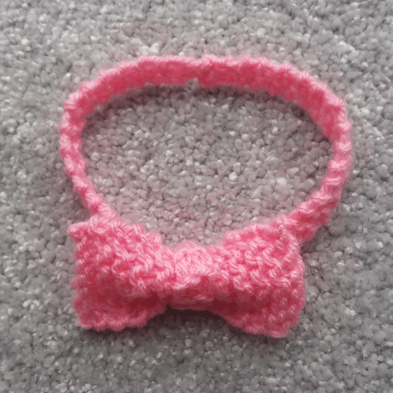 KNITTING PATTERN PDF Baby Bow Headband