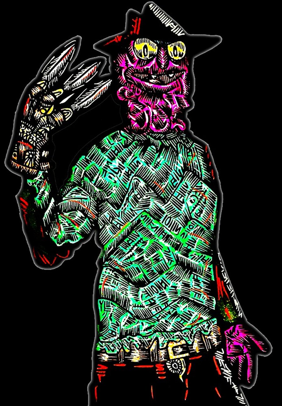 SCARY TERRY PRINT