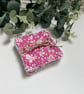 Reusable Bamboo Towelling Face Pads Pack of 7 - Pink Daisy - Image 4