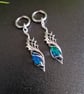 Elven Ethereal Dragon Wings Snap Hoop Earrings