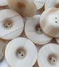 1 & 1 4" 32mm 50L Polyester Vintage Buttons - Image 1