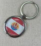 French Polynesia Flag Keyring