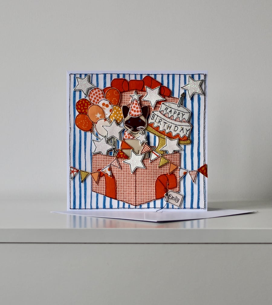  Special Order for Penny - 'Happy Birthday' - Handmade Blank Card