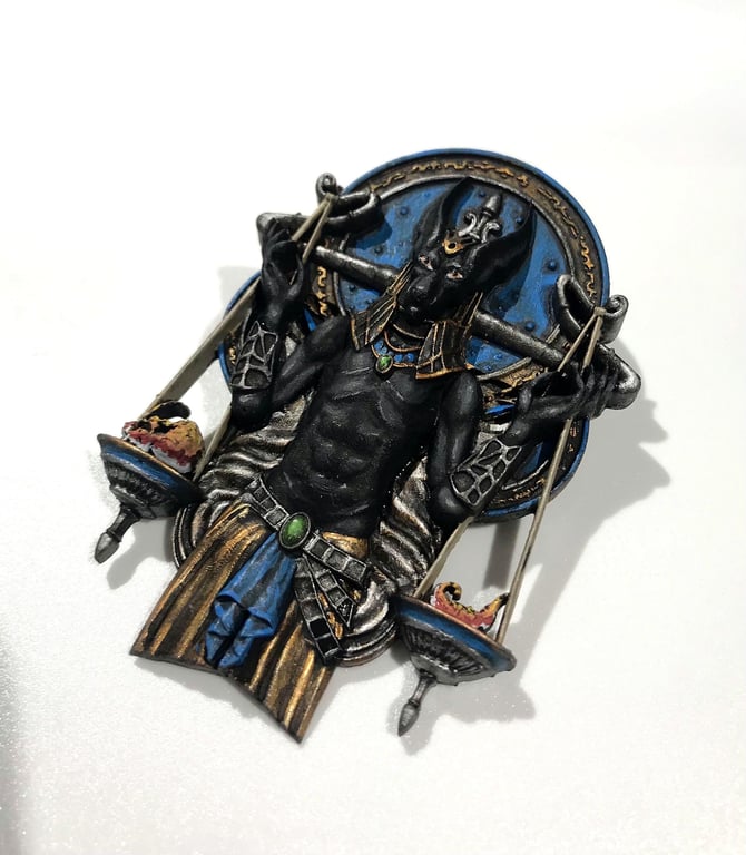 Fridge Magnet Egyptian Anubis Medallion Decoration